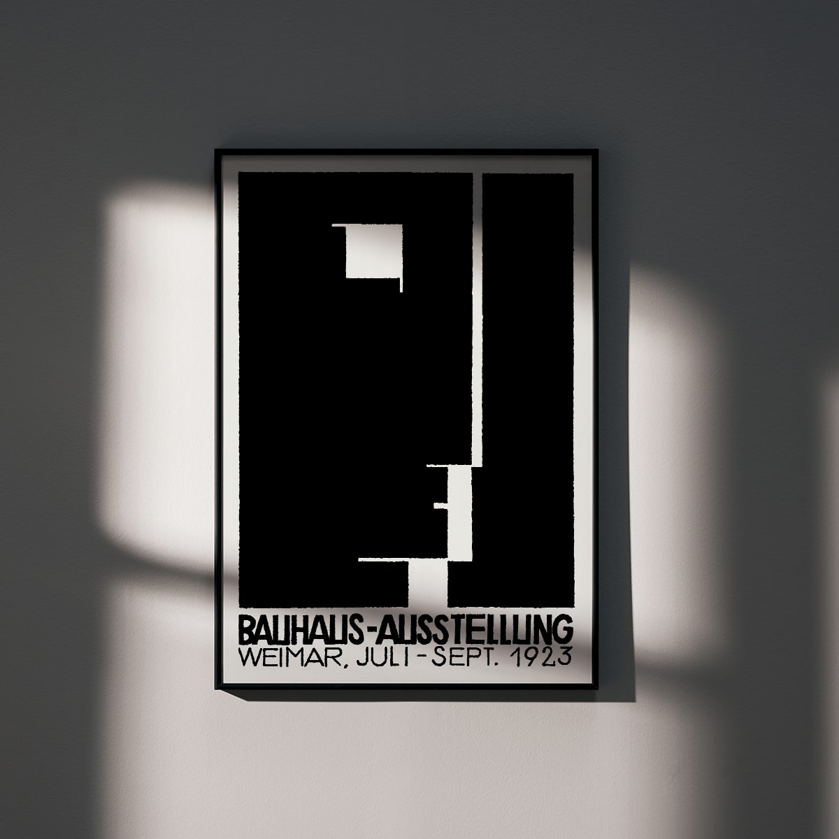 Poster | Bauhaus Ausstellung Abstract Art Masterpiece | MORYARTY