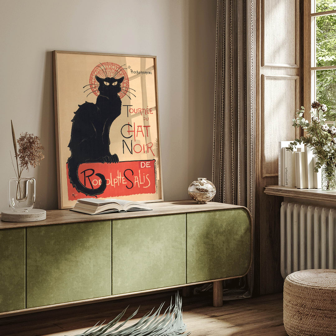 Poster | Tournée du Chat Noir by Steinlen 1896 | MORYARTY