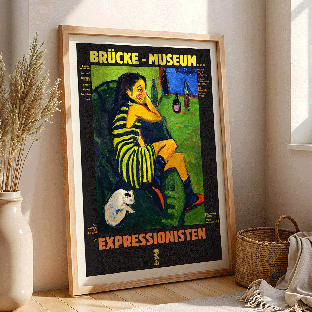 Poster | Female Artist by Kirchner (1910) | MORYARTY
