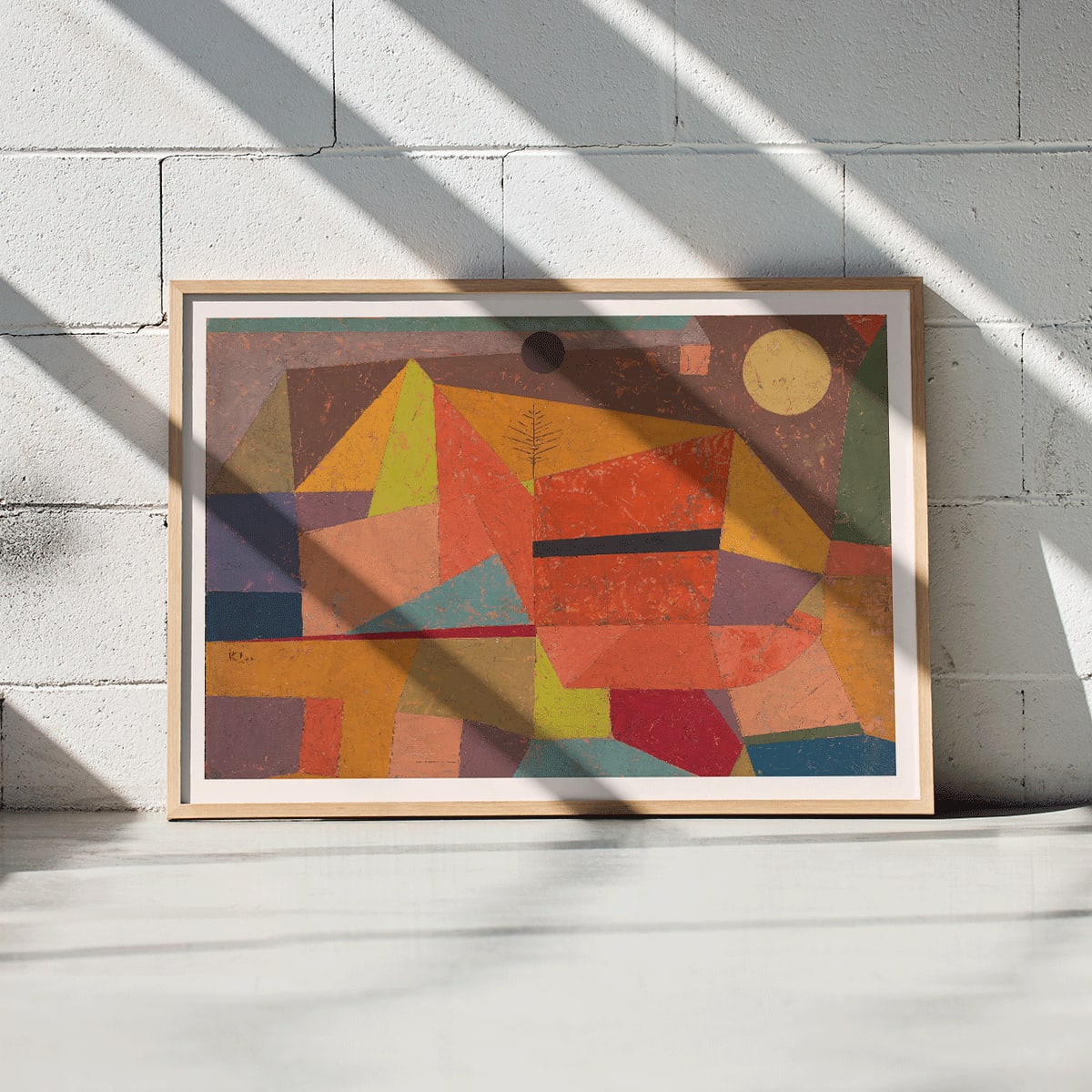 Poster | Joyful Mountain by Paul Klee Colors | MORYARTY