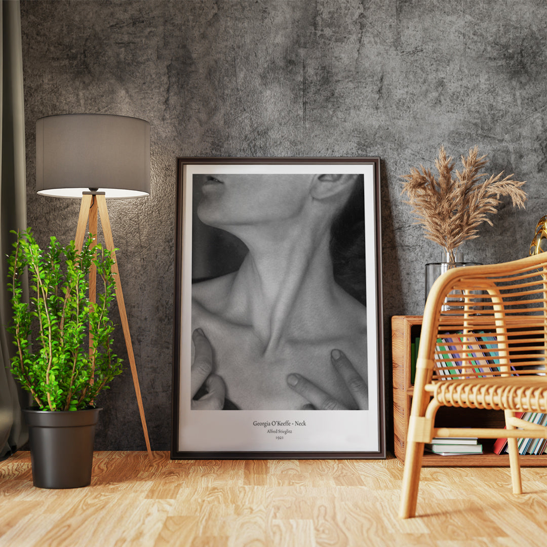 Poster | Georgia O'Keeffe Neck by Alfred Stieglitz 1921 | MORYARTY