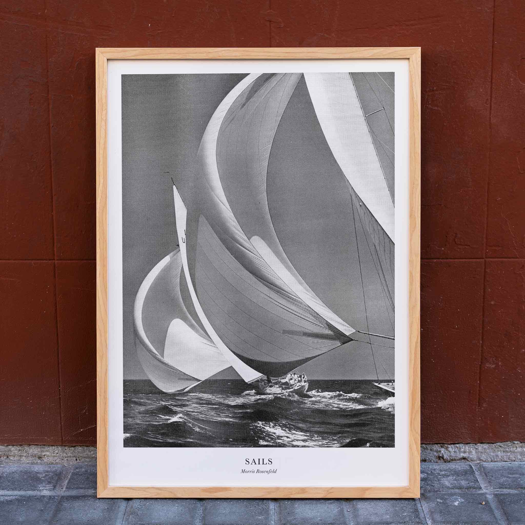 Poster | Sailing Boats Art by Morris Rosenfeld | MORYARTY