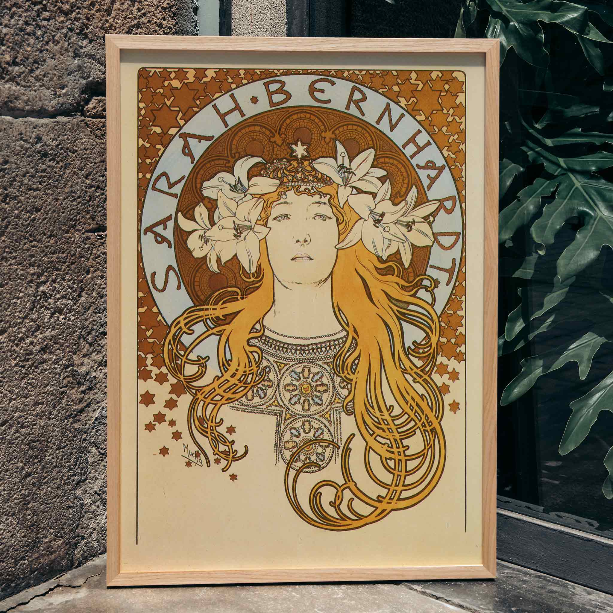 Alphonse Mucha サラ・ベルナール lithograph 証明書あり アルフォンス