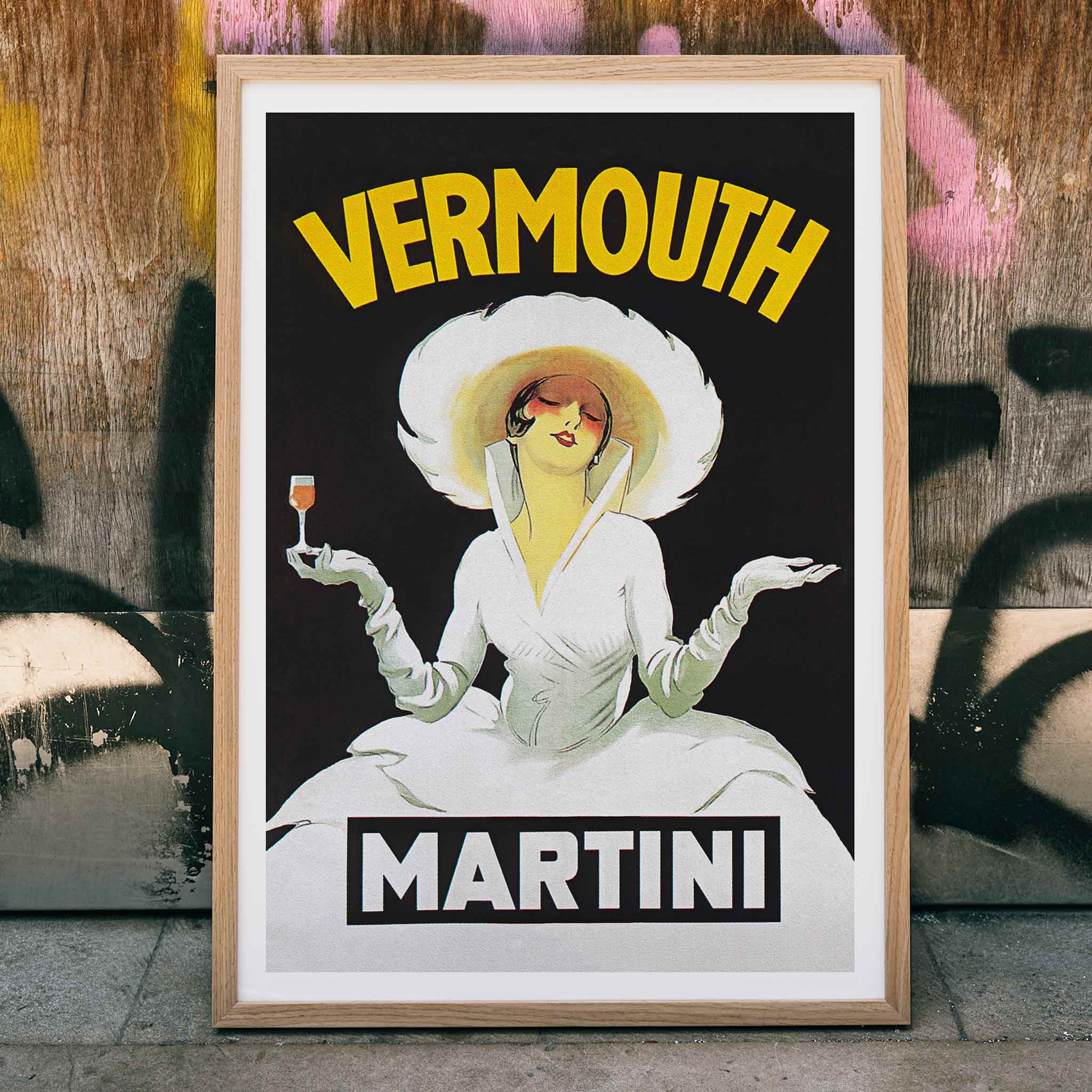 Poster | Vermouth Martini Elegance by Marcello Dudovich | MORYARTY