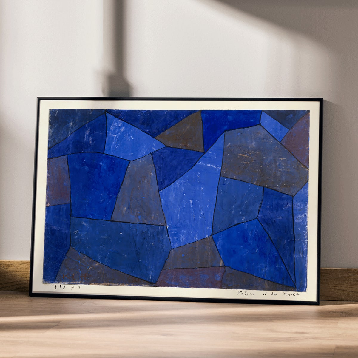 Poster | Abstract Art Rocks at Night Paul Klee (1939) | MORYARTY