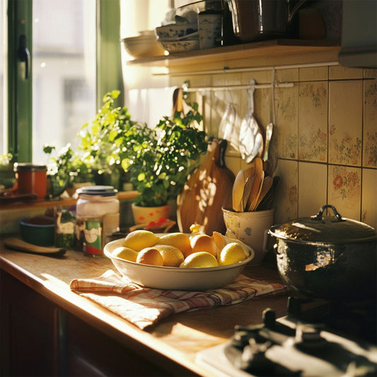 This kitchen belong to an elderly couple who’ve lived here for decades.