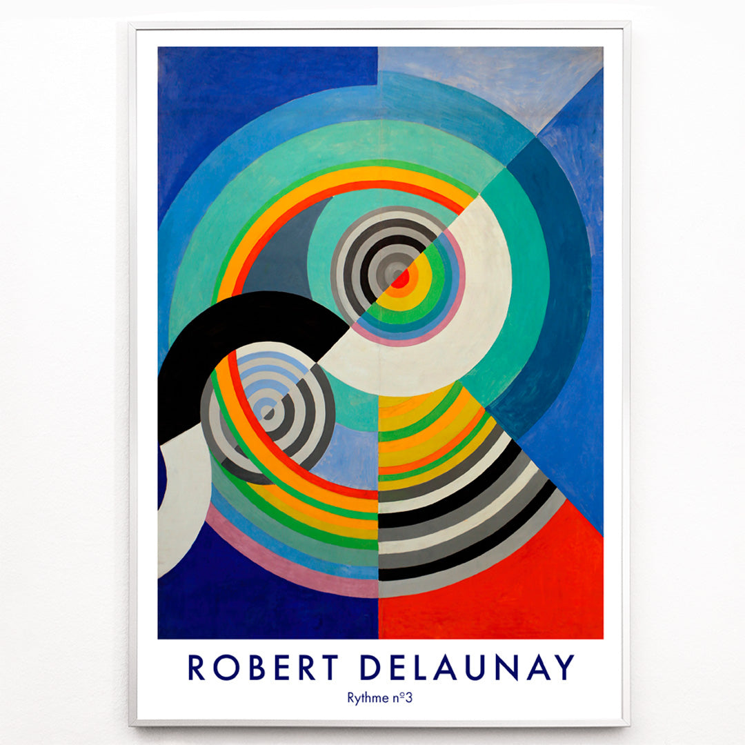 Poster | Rythme n°3 by Robert Delaunay 1938 | MORYARTY