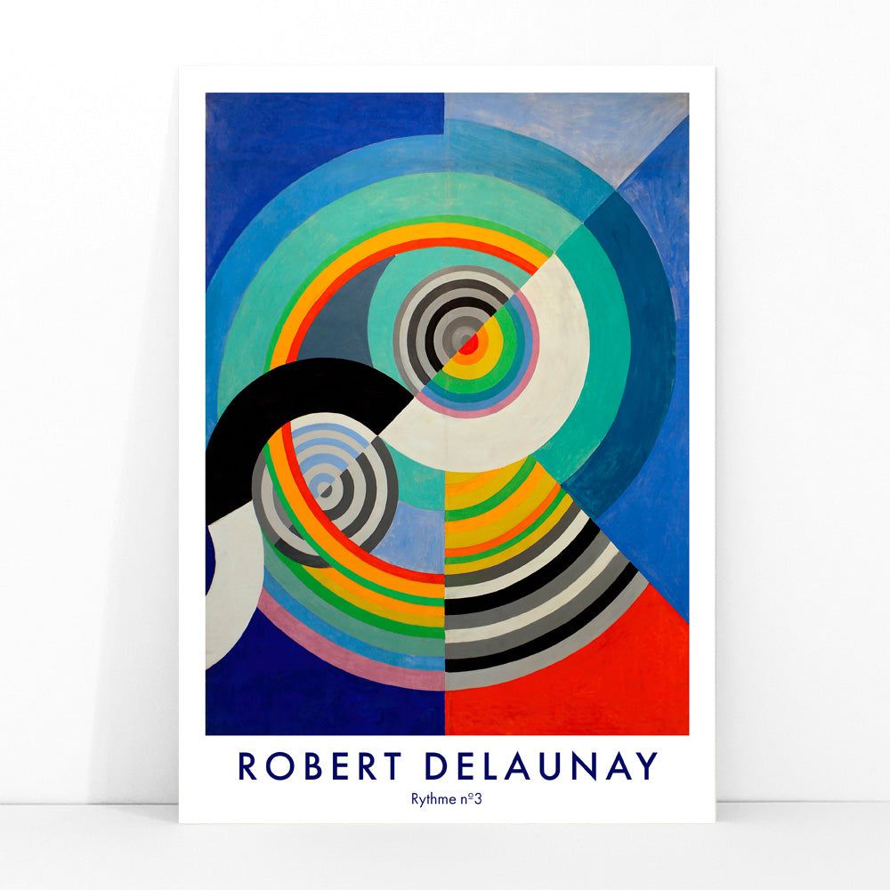 Poster | Rythme n°3 by Robert Delaunay 1938 | MORYARTY