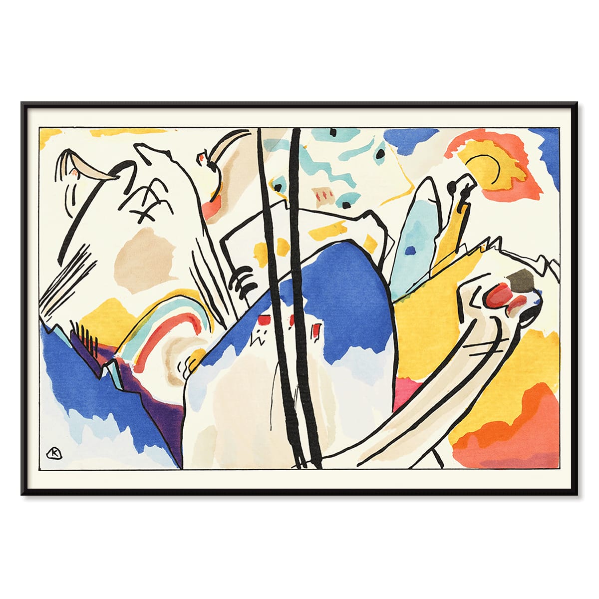 Poster | Der Blaue Reiter by Wassily Kandinsky | MORYARTY