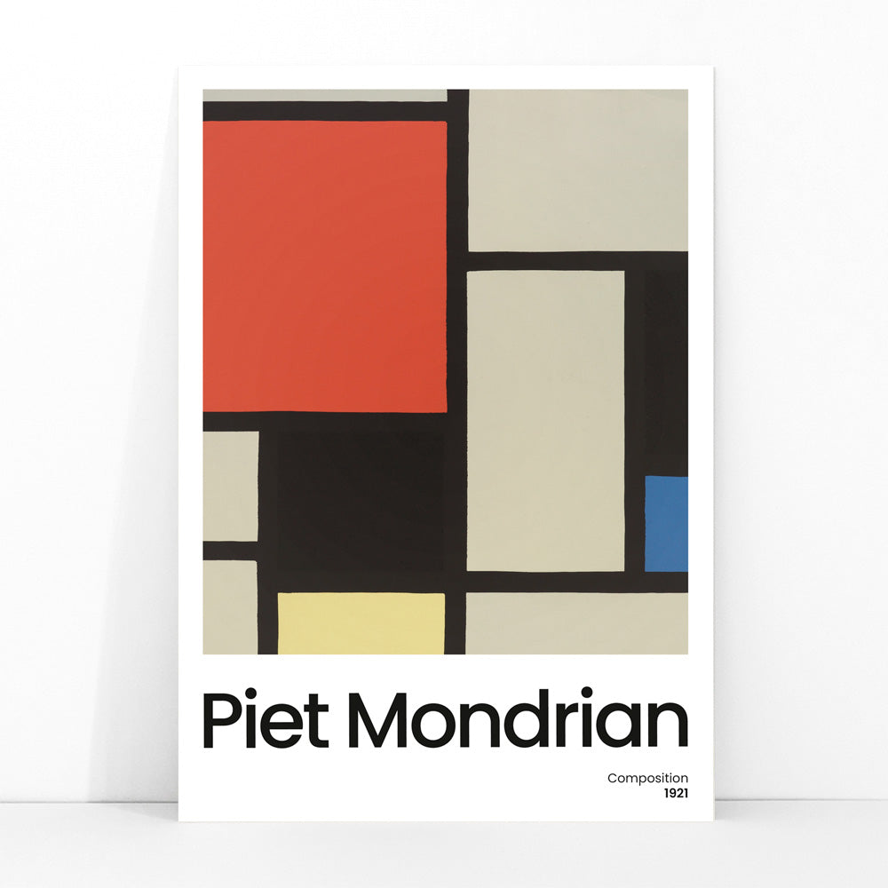 Poster | Composition by Piet Mondrian 1921 | MORYARTY