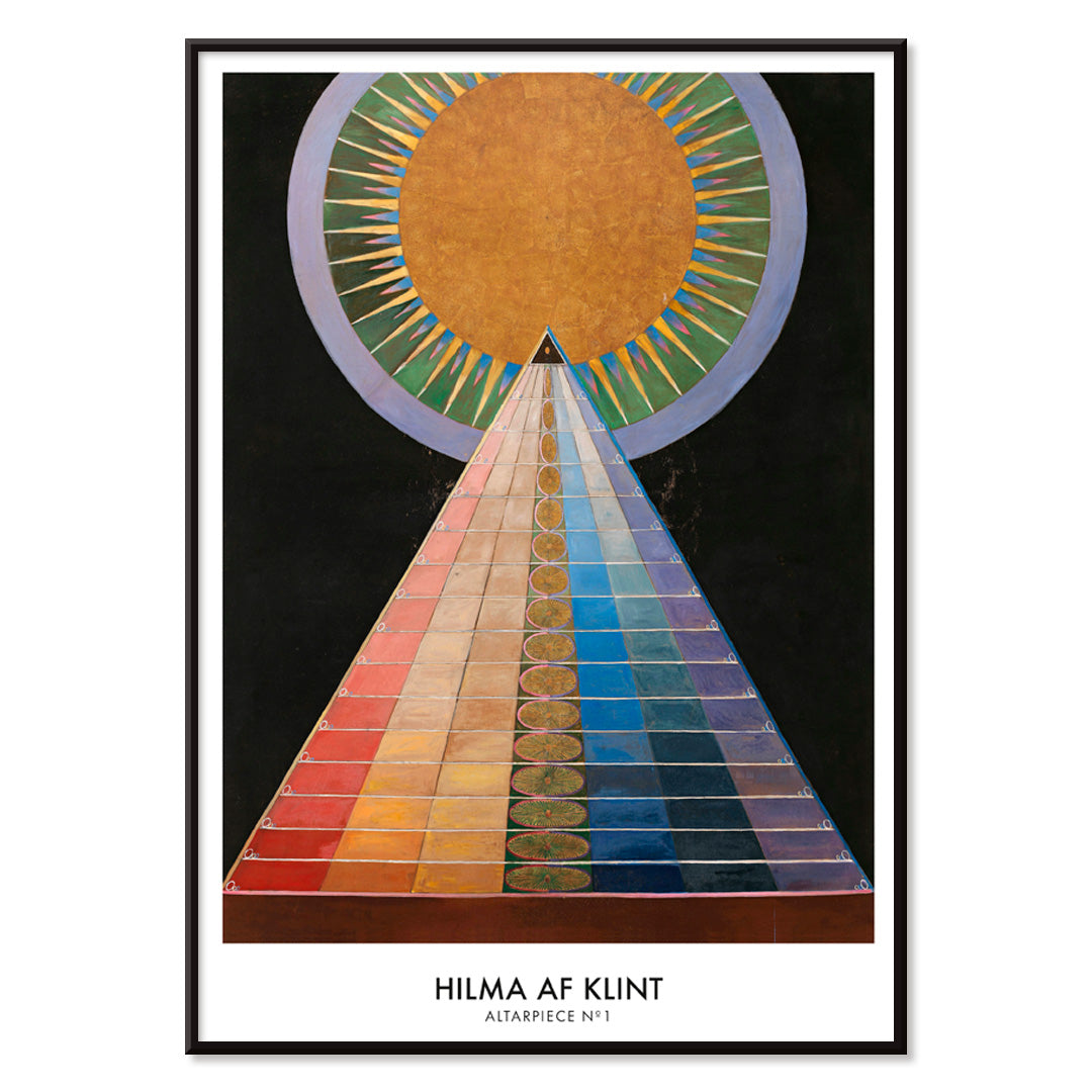 Poster | Altarpiece No. 1 Group X by Hilma AF Klint 1915 | MORYARTY