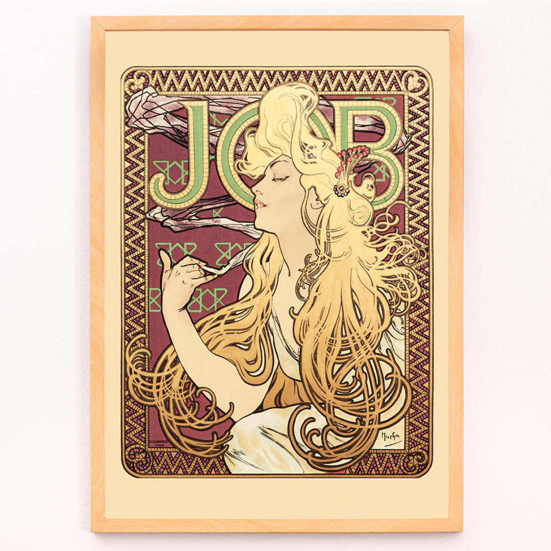 Poster | Job by Alphonse Mucha 1896 | MORYARTY