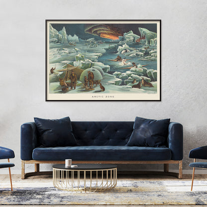 , framed and displayed in home decor