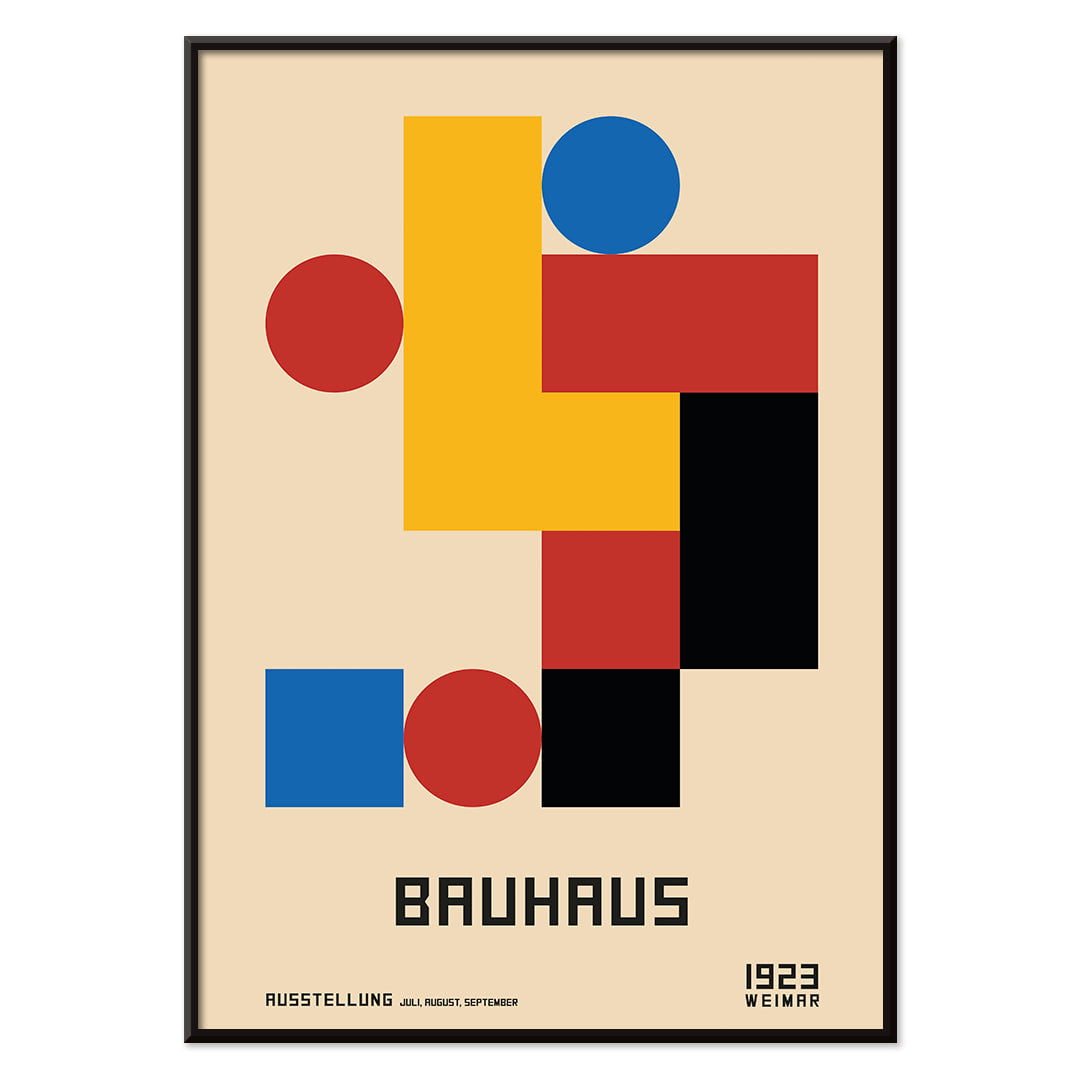 Poster | Bauhaus Poster 3 Geometric Art | MORYARTY