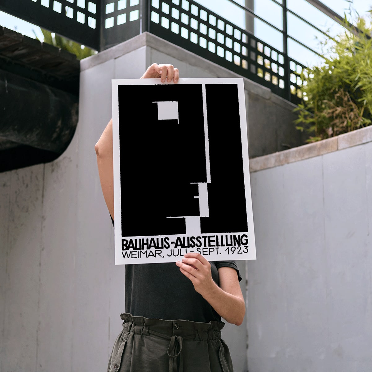 Poster | Bauhaus Ausstellung Abstract Art Masterpiece | MORYARTY