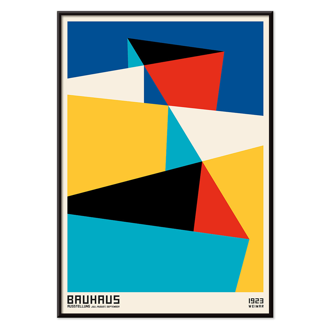 Poster | Bauhaus Geometric Art Bauhaus Poster 15 | MORYARTY