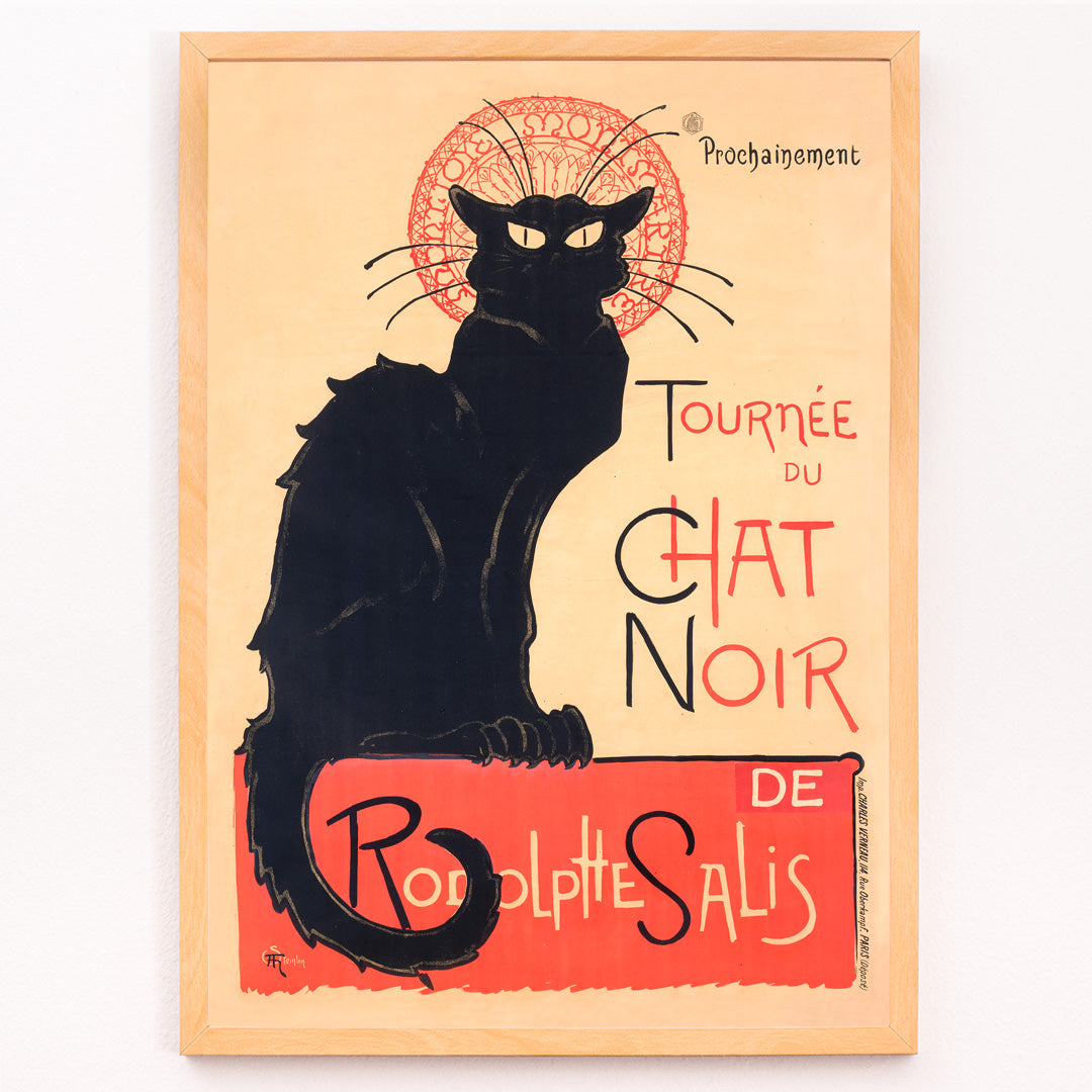 Poster | Tournée du Chat Noir by Steinlen 1896 | MORYARTY