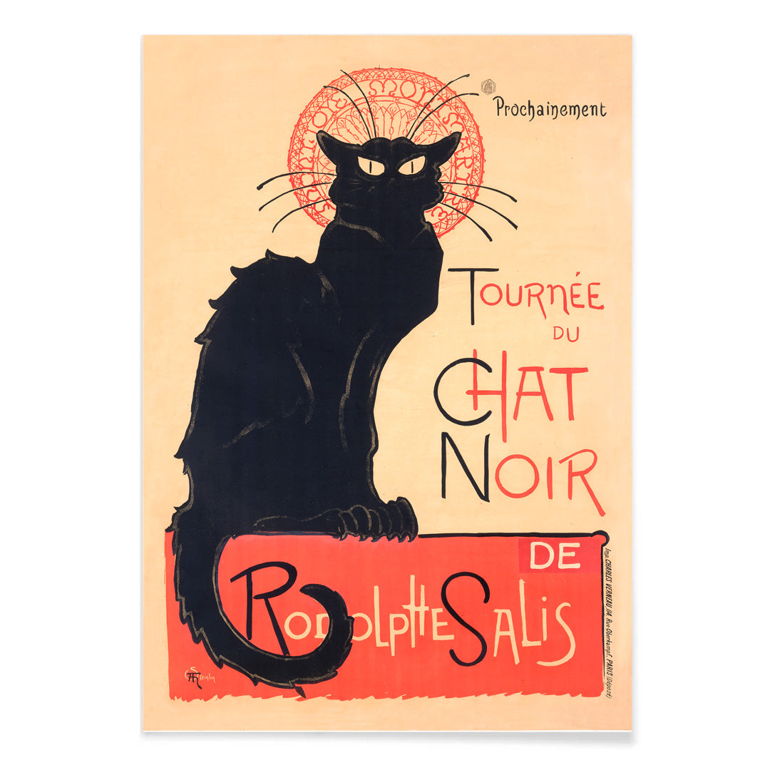 Poster | Tournée du Chat Noir by Steinlen 1896 | MORYARTY
