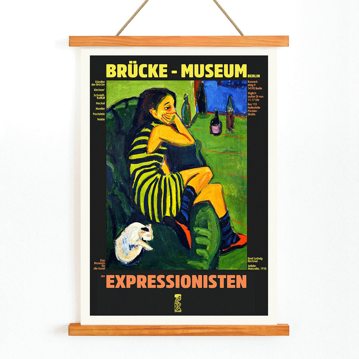 Poster | Female Artist by Kirchner (1910) | MORYARTY