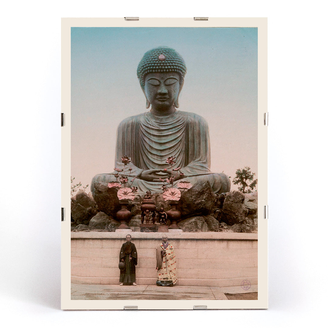 , framed and displayed in modern living room decor