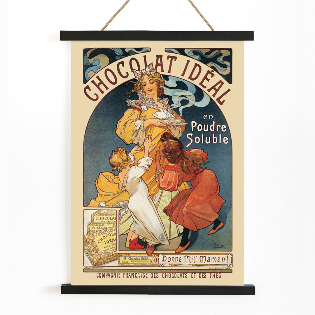 Poster | Chocolat Idéal by Alphonse Mucha 1897 | MORYARTY
