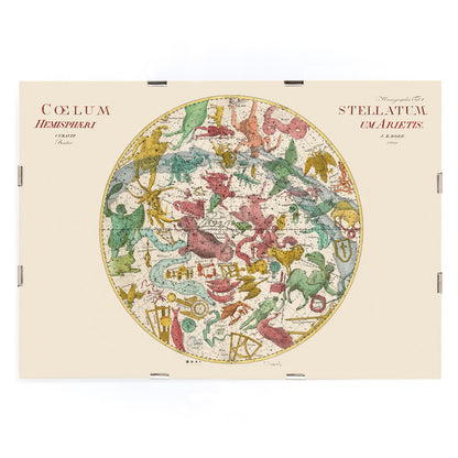 , framed and displayed in modern living room decor