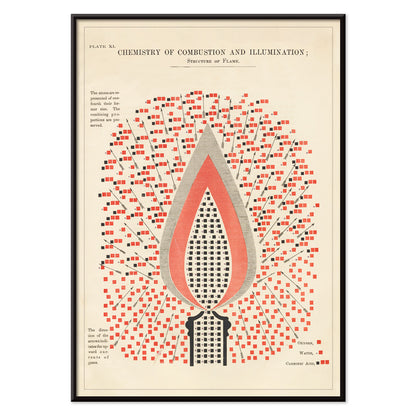 , with black aluminium frame on white background