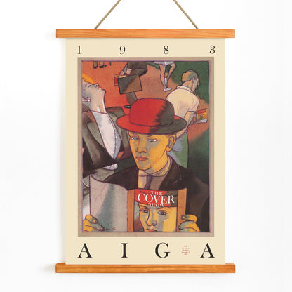 , with wooden magnetic frame on white background