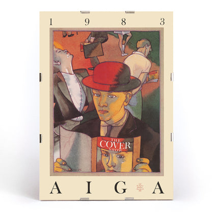 , framed and displayed in modern living room decor