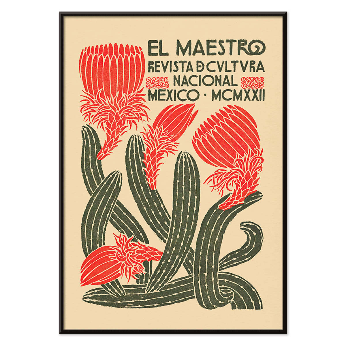 Poster | Floral Design El Maestro 1 | MORYARTY