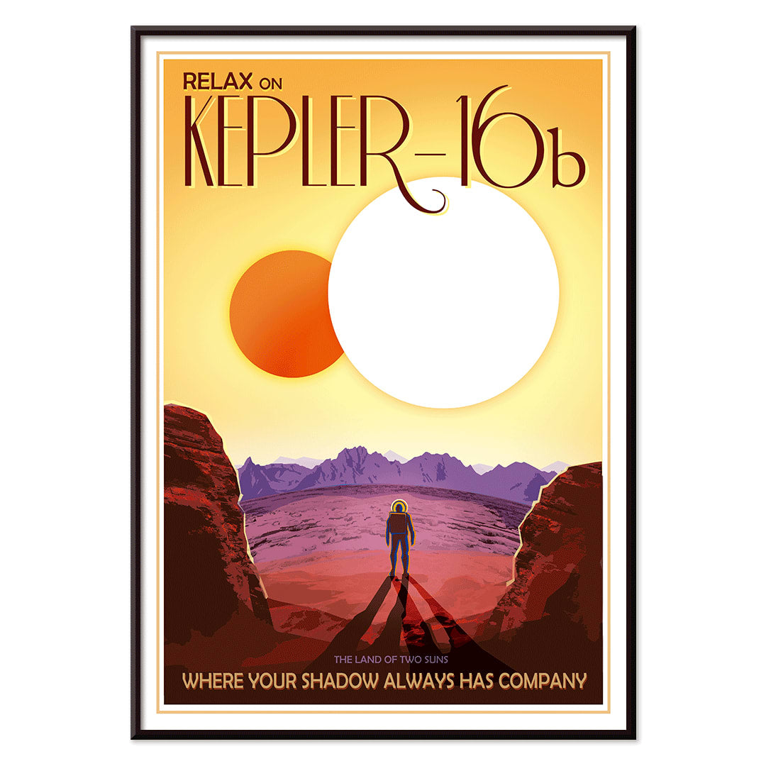 アートポスターNO.8(16650) Poster | Relax on Kepler-16b by NASA | MORYARTY