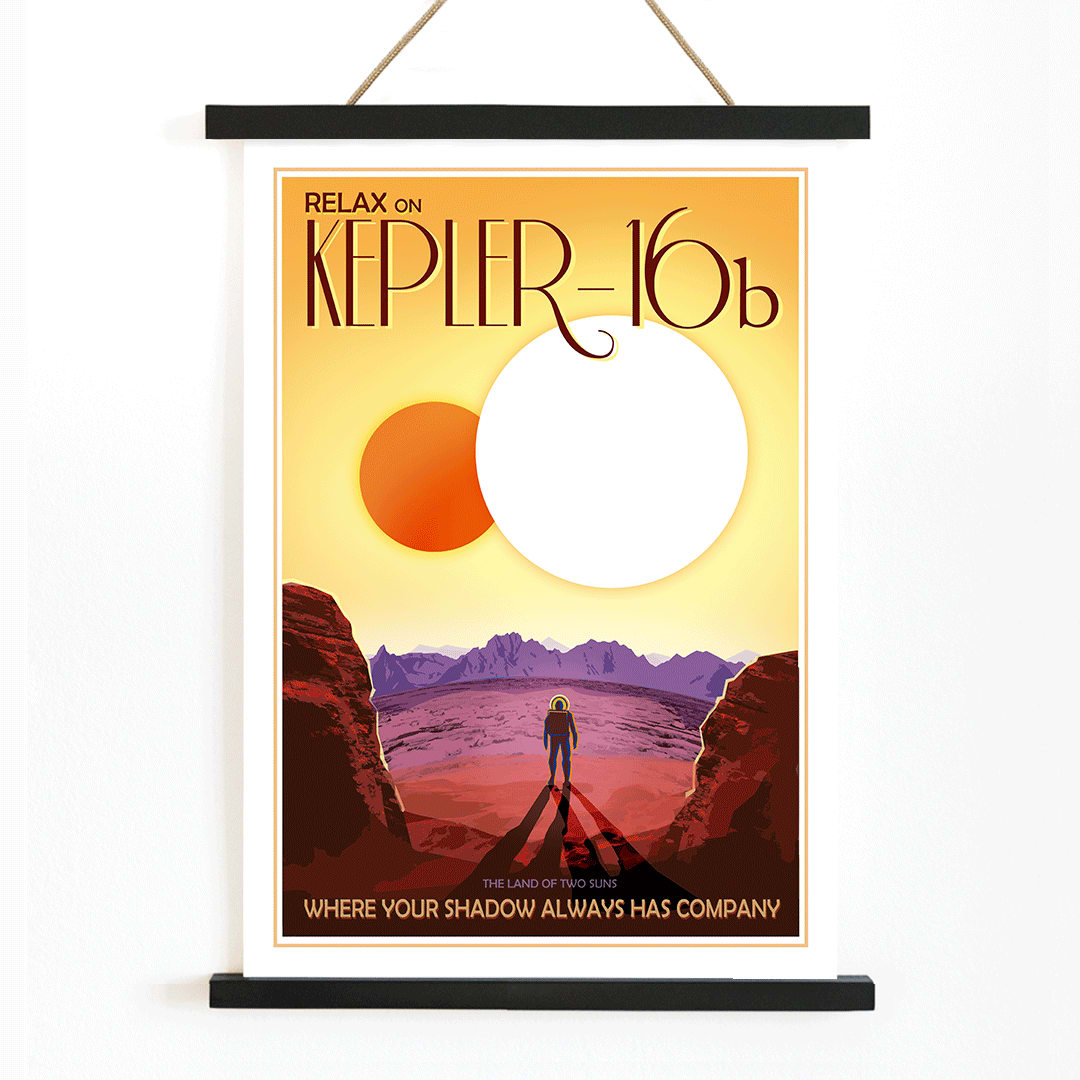 Poster | Relax on Kepler-16b by NASA | MORYARTY