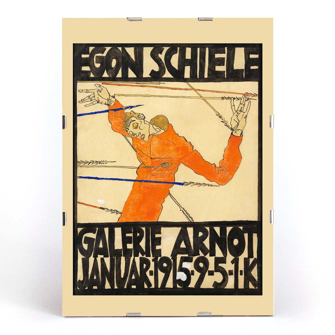 Poster | Schiele-Ausstellung Galerie Arnot by Egon Schiele 1915