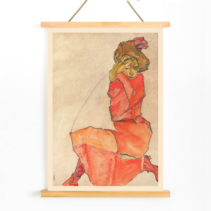 , with wooden magnetic frame on white background