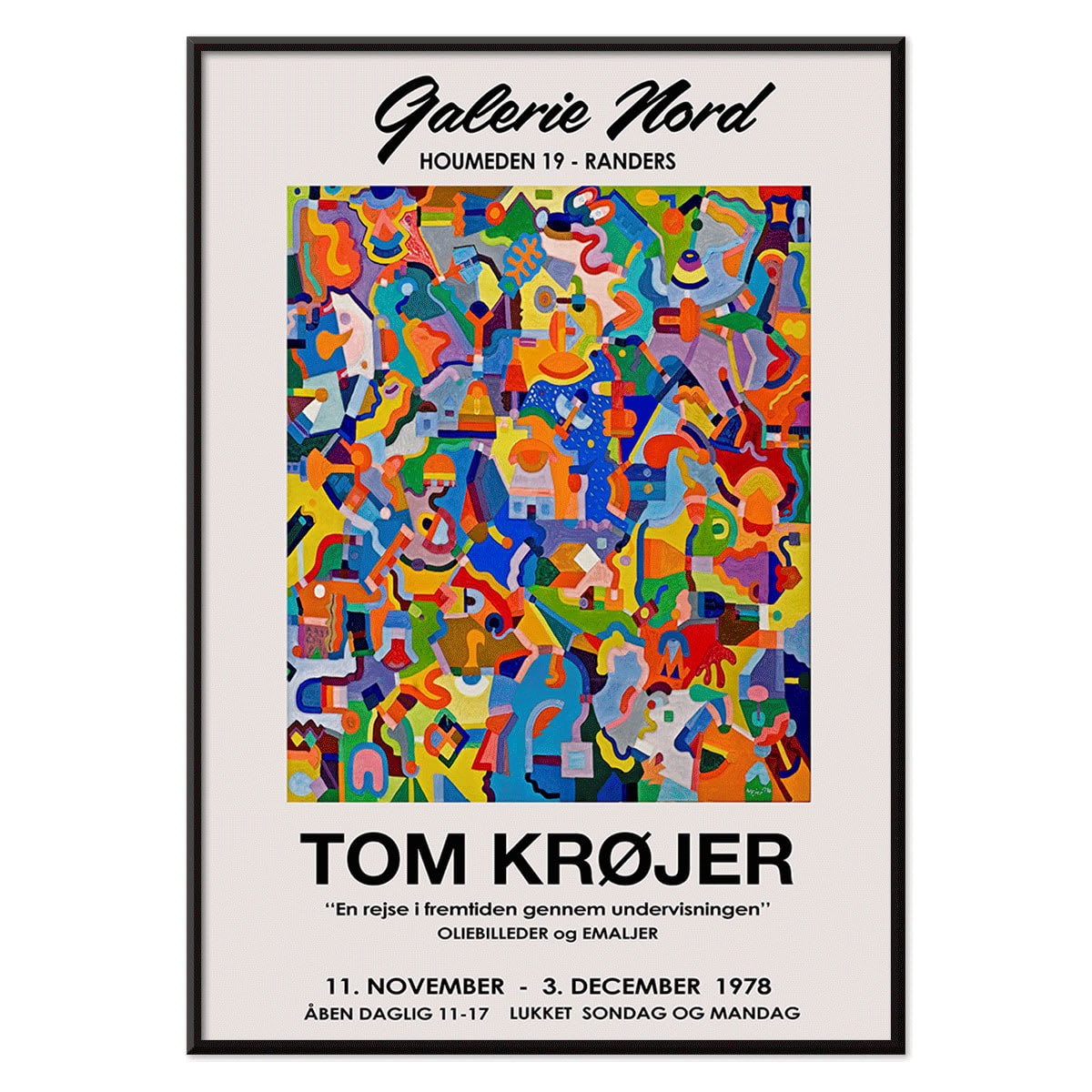 Poster | Tom Krojer Exhibition 1978 | MORYARTY