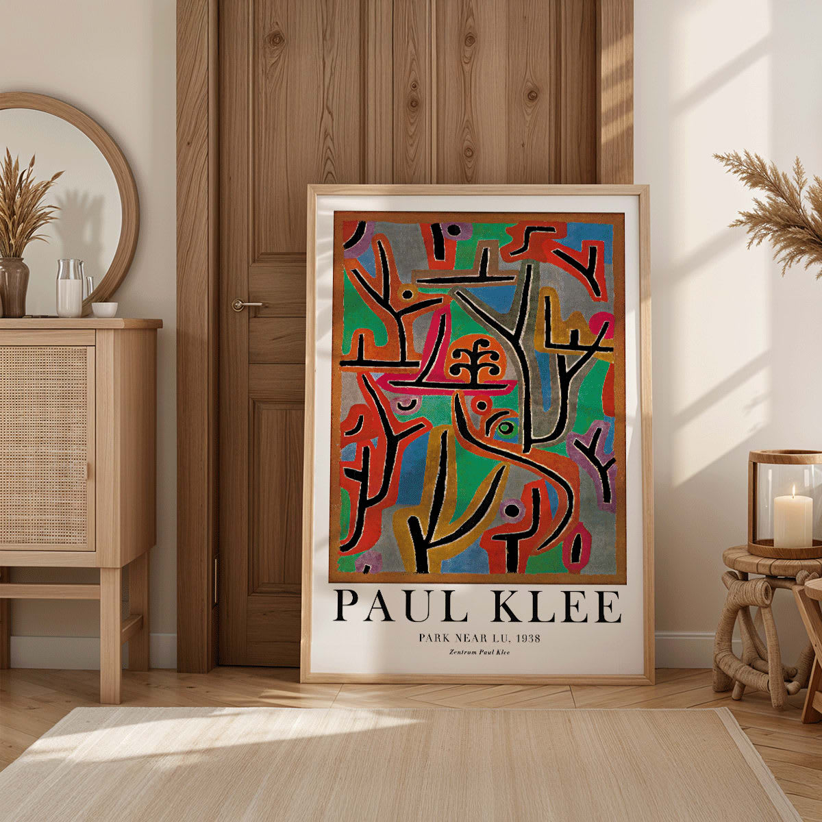 Poster | Abstract Art Park Near Lu Paul Klee (1938) | MORYARTY