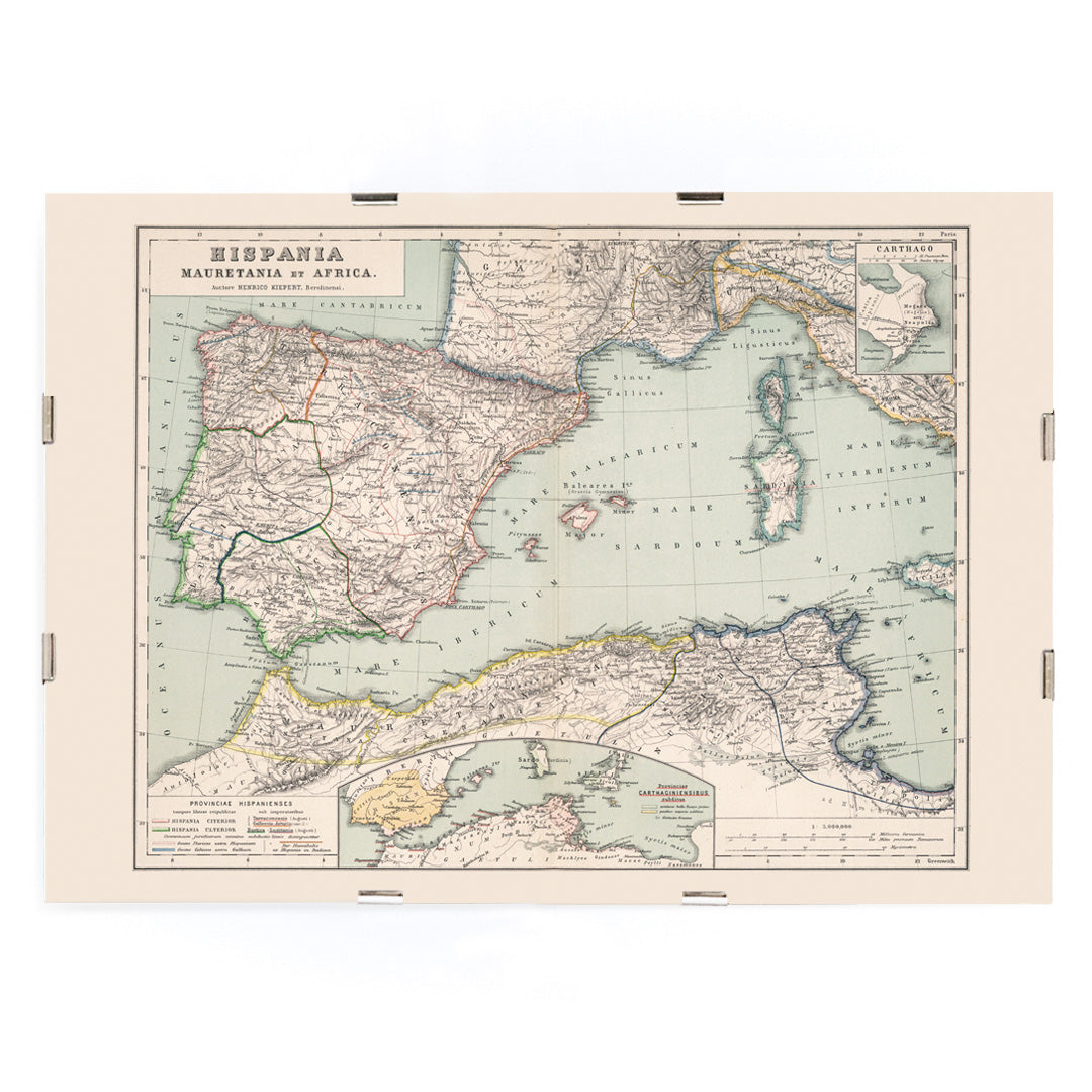 , framed and displayed in modern living room decor