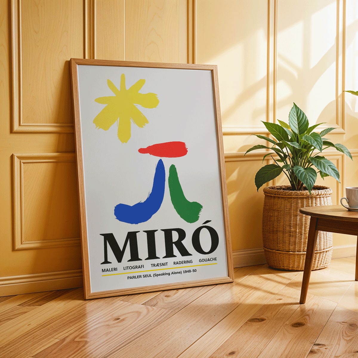 Poster | Parler Seul Joan Miro Abstract Art | MORYARTY