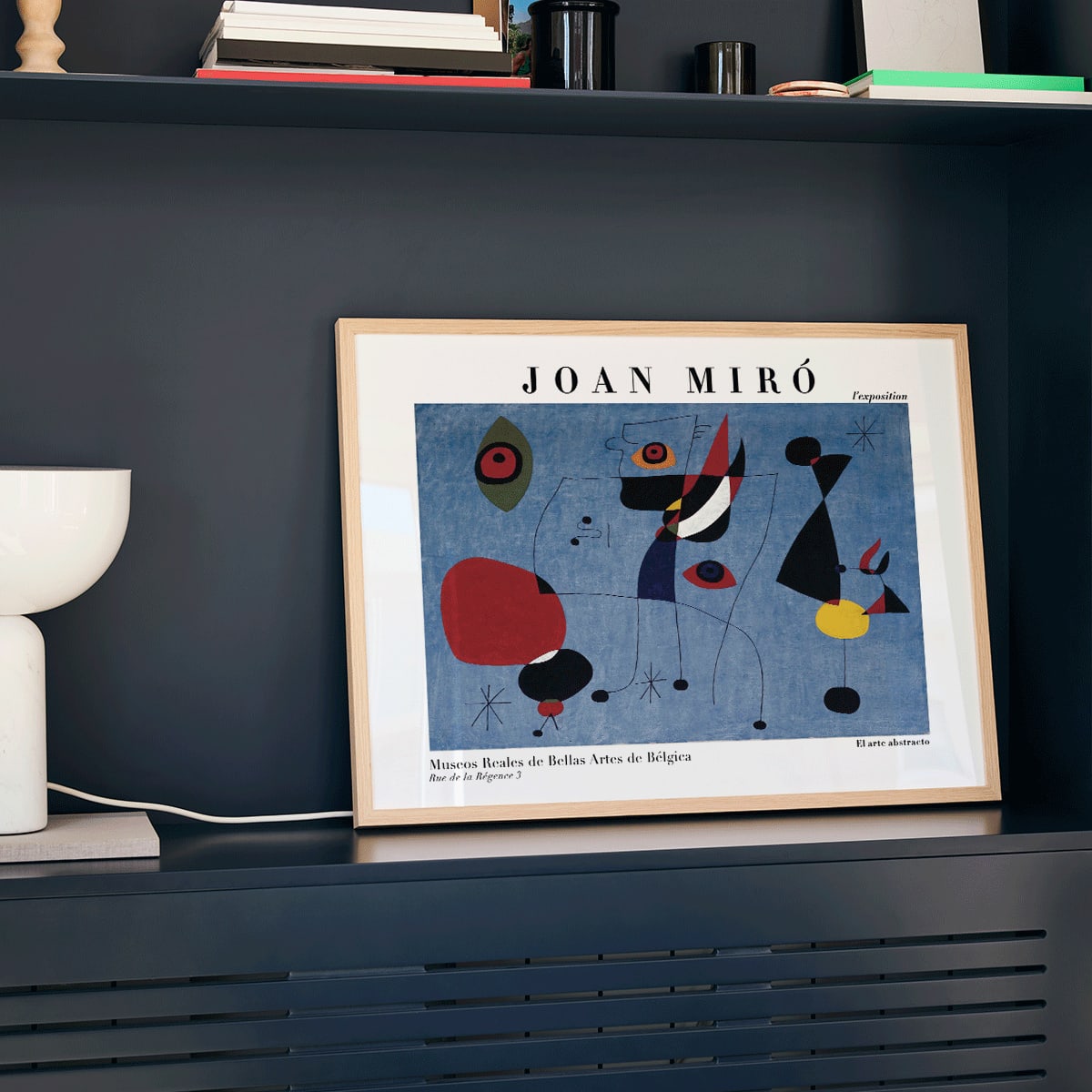 Poster | Woman and Bird at Night - Joan Miro | MORYARTY