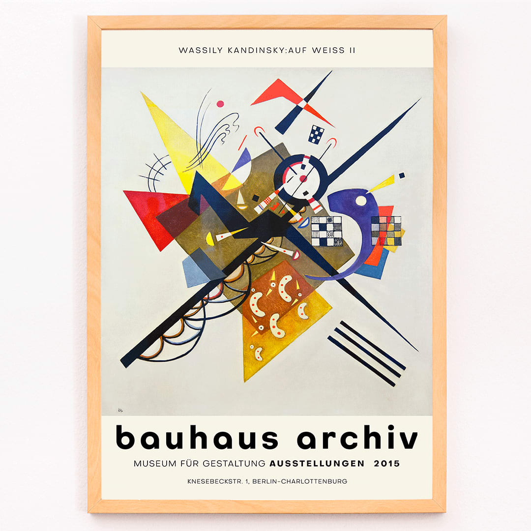 Poster | Abstract Geometric Art Wassily Kandinsky | MORYARTY