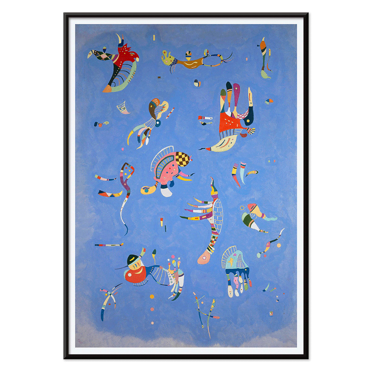 Poster | Abstract Artwork Bleu de Ciel by Wassily Kandinsky | MORYARTY