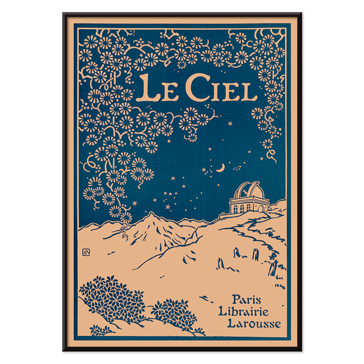 Poster | Art Nouveau Stars Le Ciel by Alphonse Berget | MORYARTY