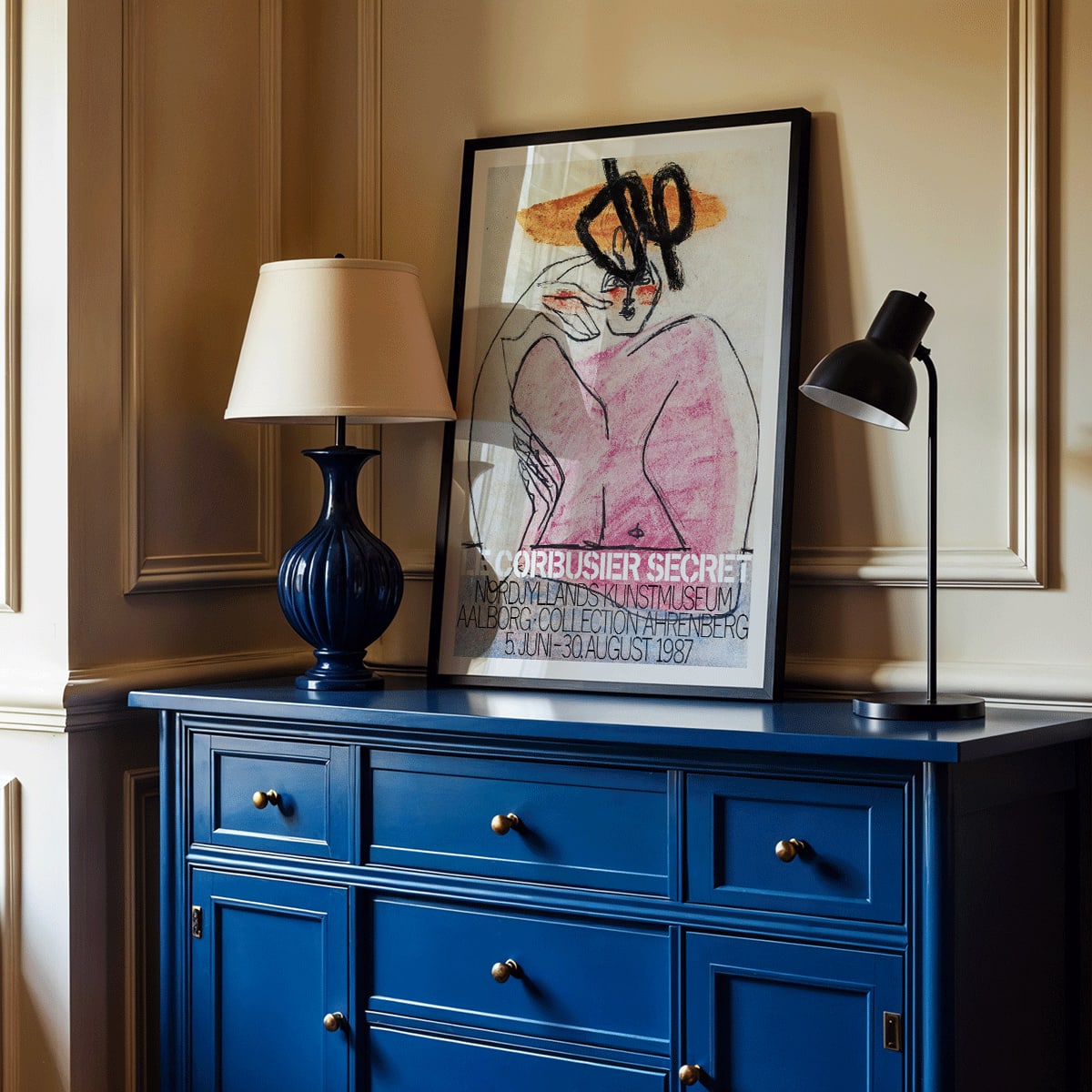 Poster | Abstract Art Le Corbusier (1987) | MORYARTY