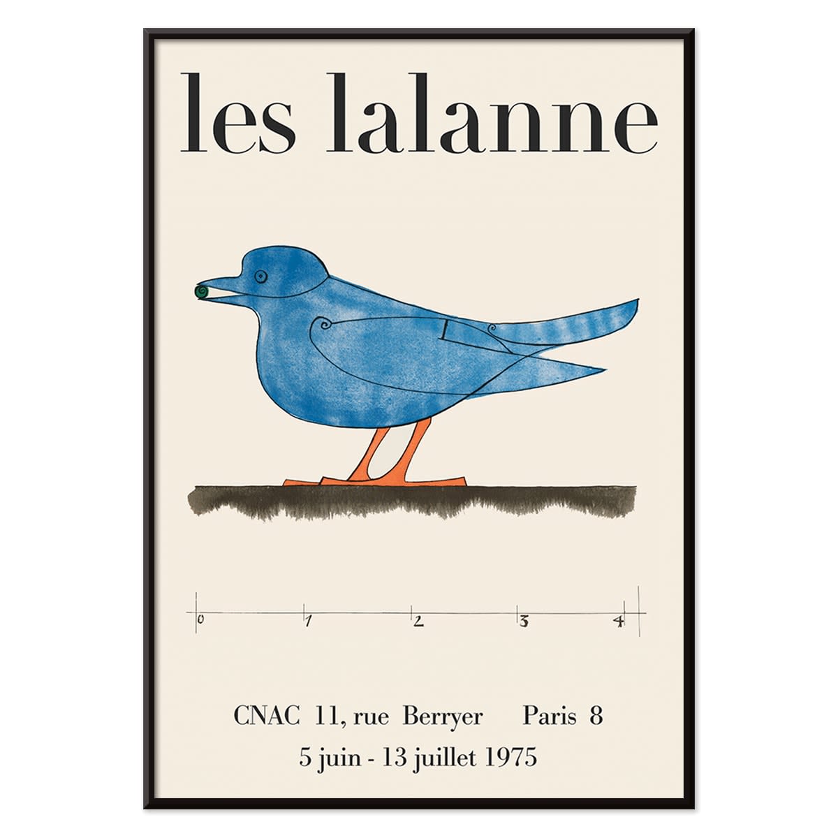 Poster | Les Lalanne Exhibit François-Xavier 1975 | MORYARTY