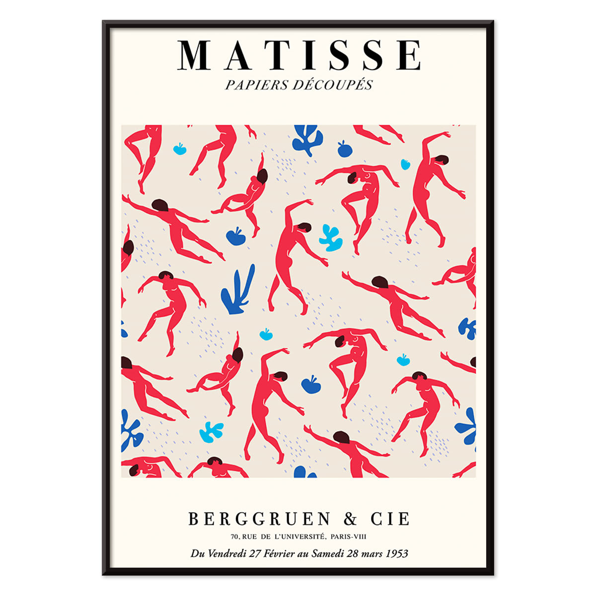 Poster | Matisse Dancing Figures Exhibition | MORYARTY