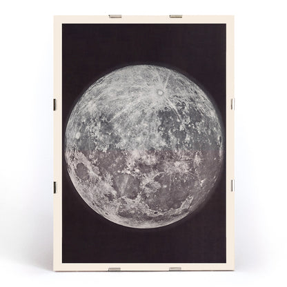 , framed and displayed in modern living room decor