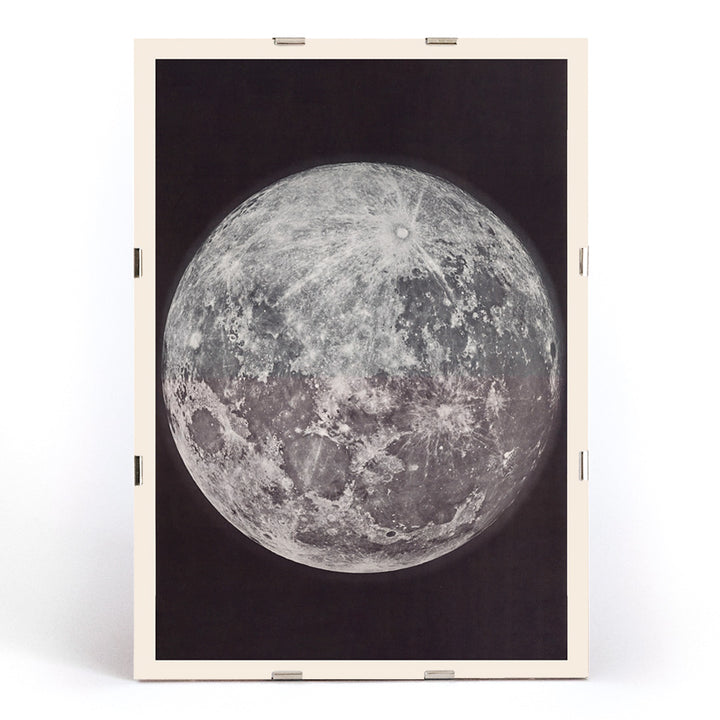 , framed and displayed in modern living room decor