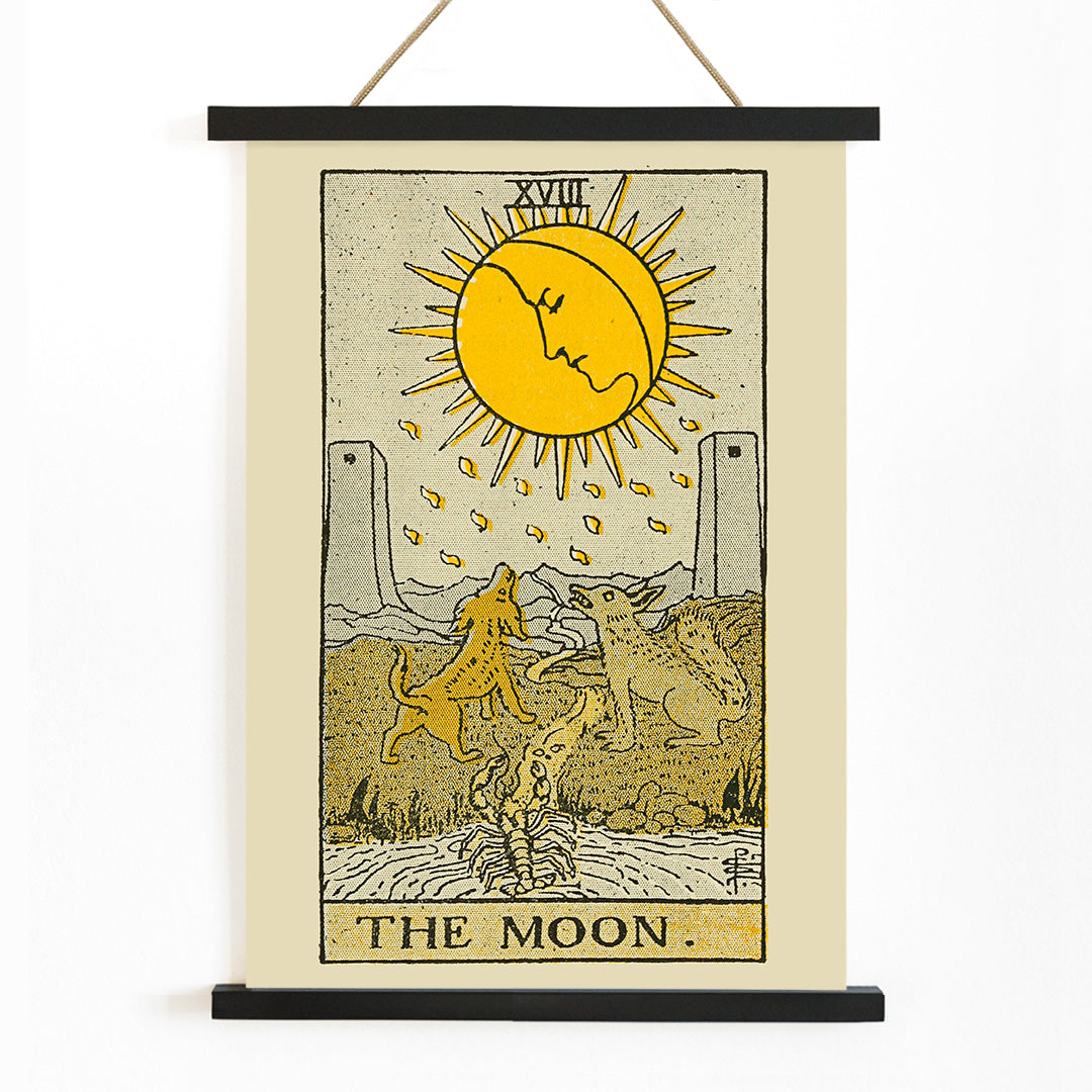 Poster | Tarot The Moon by Lauron William de Laurence | MORYARTY