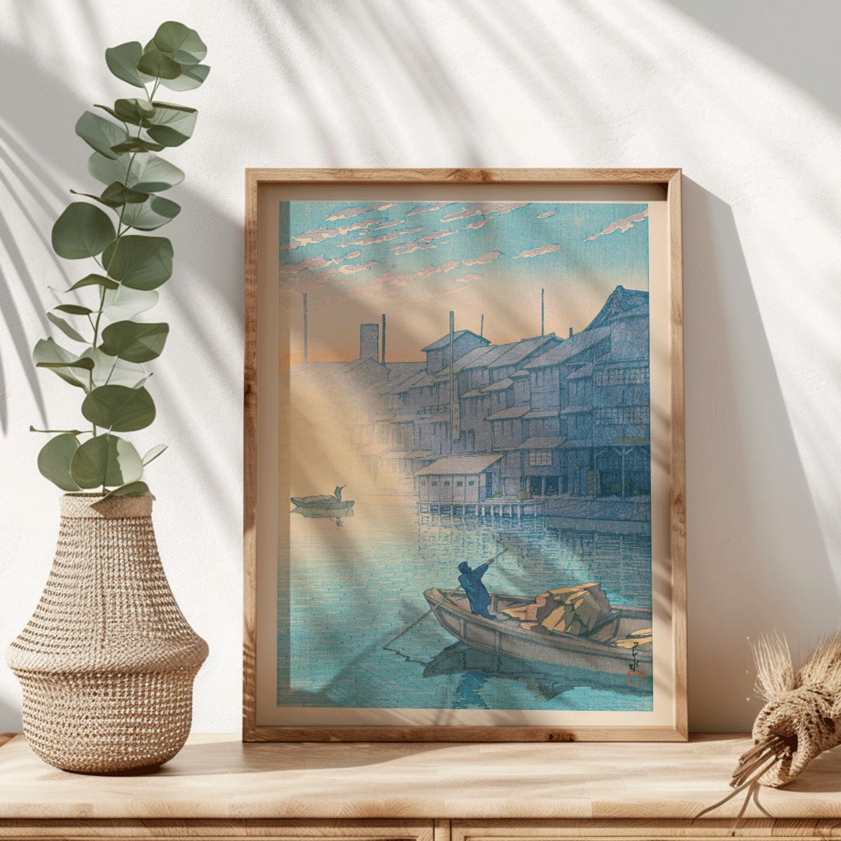 Poster | Dotonbori Morning Scene Kawase Hasui | MORYARTY