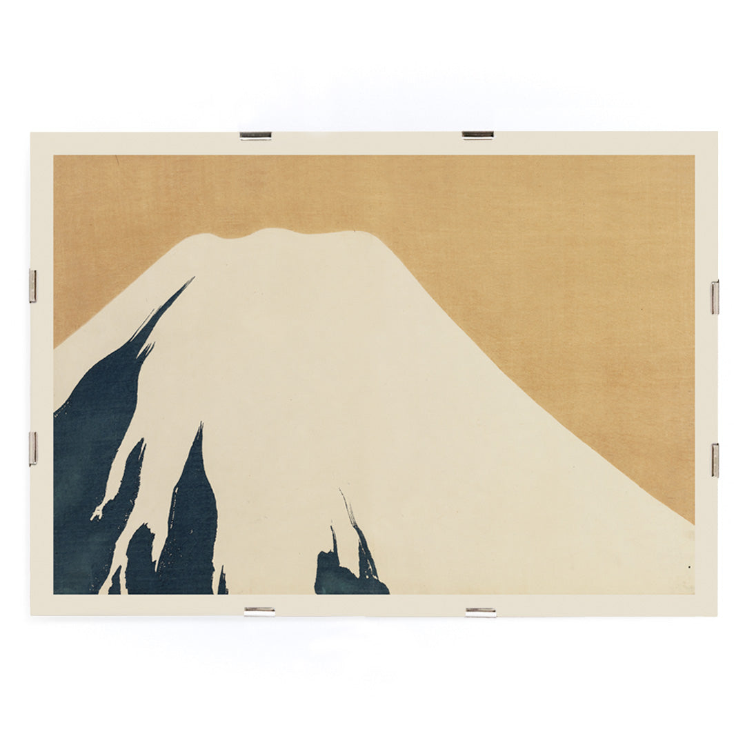 , framed and displayed in modern living room decor